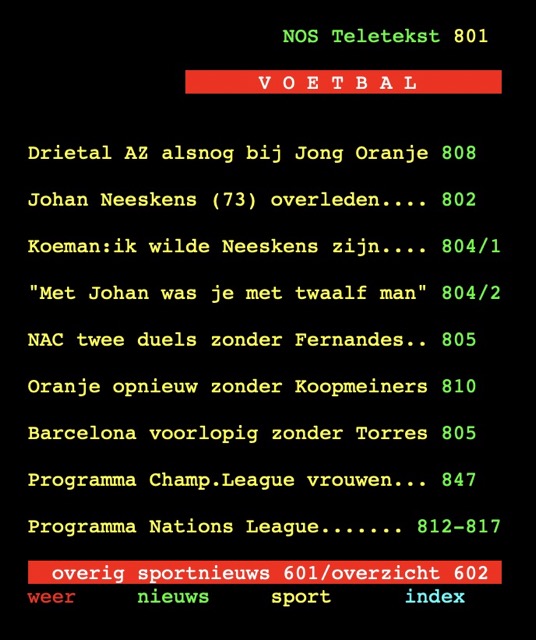 Je bekijkt nu Teletekst 801: Jouw Complete Gids voor Actueel Nieuws en Updates