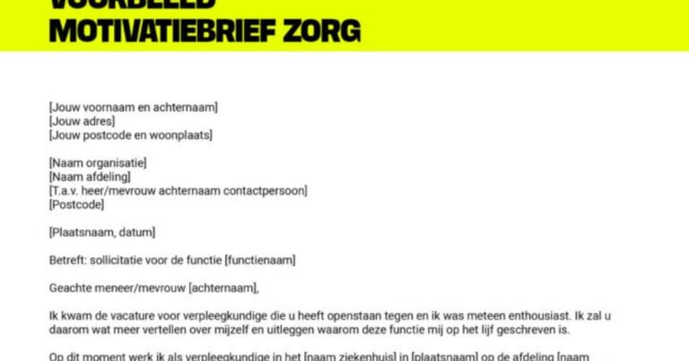 Tips voor het Beginnen van een Motivatiebrief