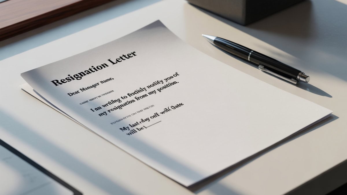 Je bekijkt nu Zo zeg je je baan correct op met een ontslagbrief